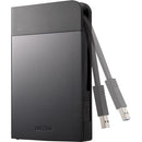 BUFFALO MiniStation Extreme NFC USB 3.0 2 TB Rugged Portable Hard Drive (HD-PZN2.0U3B) - PEGASUSS