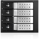 iStarUSA BPN-DE340HD Drive Enclosure for 5.25" - Serial ATA/600 Host Interface Internal - Black, Silver - PEGASUSS