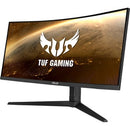 TUF VG34VQL1B 34" Class WQHD Curved Screen Gaming LCD Monitor - 21:9 - Black - PEGASUSS