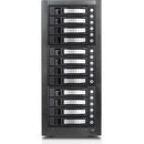 RAIDage JAGE9BT12HDSL Drive Enclosure 12Gb/s SAS, SATA/600 - Mini-SAS HD Host Interface Tower - Black, Silver - PEGASUSS