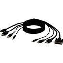 Belkin Dual DVI to HDMI and DP to DP + USB A/B + Audio Passive Combo KVM - PEGASUSS