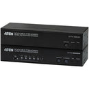 Aten Ce775 Usb Vga Dual View Cat 5 Kvm Extender With Deskew (1280 X 1024@300m) - PEGASUSS