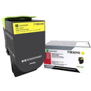 Lexmark Unison Original Standard Yield Laser Toner Cartridge - Yellow Pack - PEGASUSS