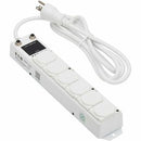 Eaton Tripp Lite Series Safe-IT UL 1363A Medical-Grade Power Strip for Patient Care Vicinities, 6 Hospital-Grade Outlets, Load Monitor, Safety Covers, Antimicrobial, 7 ft. (2.1 m) Cord - PEGASUSS