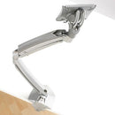 Chief Kontour K1D Dynamic Single Monitor Arm Desk Mount - For Displays 10-38? - Silver - PEGASUSS