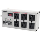 Tripp Lite by Eaton Isobar 6-Outlet Surge Protector, 6 ft. Cord with Right-Angle Plug, 3330 Joules, Diagnostic LEDs, Metal Housing - PEGASUSS