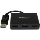 StarTech.com 3-Port DisplayPort 1.2 Splitter, DisplayPort to 3x DP Multi-Monitor Adapter, Dual 4K 30Hz and 1080p Computer MST Hub, Windows - PEGASUSS