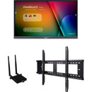 ViewSonic ViewBoard IFP5550-E1 - 4K Interactive Display with WiFi Adapter and Fixed Wall Mount - 350 cd/m2 - 55" - PEGASUSS