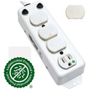 Tripp Lite by Eaton Safe-IT UL 1363A Medical-Grade Power Strip for Patient-Care Vicinity, 4 Hospital-Grade Outlets, 15 ft. Right-Angle Cord - PEGASUSS