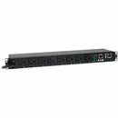Eaton 1.4kW Single-Phase Switched PDU, LX Interface, 120V Outlets (8 5-15R), NEMA 5-15P, 12 ft. (3.66 m) Cord, 1U Rack, TAA - PEGASUSS