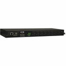 Eaton 1.9kW Single-Phase Monitored PDU, 120V Outlets (8 5-15/20R), L5-20P/5-20P Adapter, 12 ft. (3.66 m) Cord, 1U Rack-Mount, LX Platform Interface, TAA - PEGASUSS