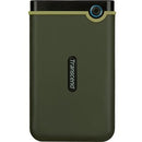 Transcend StoreJet 25M3 TS-2TSJ25M3G 2 TB Portable Hard Drive - 2.5" External - Military Green - PEGASUSS