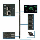 Eaton 2.9kW Single-Phase Switched PDU - LX Interface, 120V Outlets (24 5-15/20R), 10 ft. (3.05 m) Cord with L5-30P, 0U, TAA - PEGASUSS