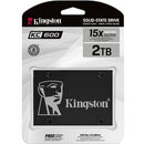Kingston KC600 2 TB Solid State Drive - 2.5" Internal - SATA (SATA/600) - 3.5" Carrier - PEGASUSS