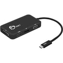 SIIG USB-C to 4-in-1 Multiport Video Adapter - DVI/VGA/DP/HDMI - PEGASUSS