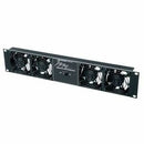 Middle Atlantic UQFP Series Ultra Quiet Fan Panel - 100 CFM Fan Panel - Black - PEGASUSS