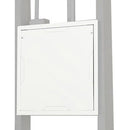 Chief Large In-Wall Storage Box with White Flange and Cover - For LCD Displays - Black - PEGASUSS