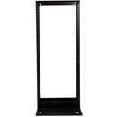 Rack Solutions 25U 2Post Rack with 12-24 Holes (Black) - PEGASUSS