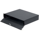 Rack Solutions 2U Lockable Rackmount Box 14in (D) with Hinged Door - PEGASUSS