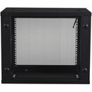 APC NetShelter 9U Wallmount Rack Cabinet Single Hinged Switch Depth Unassembled - PEGASUSS