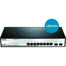 D-Link 10-Port Gigabit Web Smart Switch Including 2 Gigabit SFP Ports - PEGASUSS