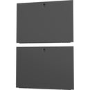 Vertiv VR 48U x 1100mm Deep Split Side Panels Black - PEGASUSS