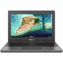 Asus Chromebook CR1 CR1100CKA-YZ142-L 11.6" Rugged Chromebook - HD - Intel Celeron N5100 - 4 GB - 32 GB Flash Memory - Dark Gray - PEGASUSS