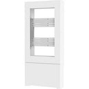 Chief Impact Floor Mounted Kiosk, Portrait 50" White - PEGASUSS