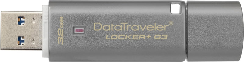 Digital 32GB Data Traveler Locker + G3, USB 3.0 with Personal Data Security and Automatic Cloud Backup (DTLPG3/32GB) 32 GB