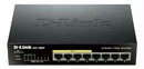 D-Link DGS-1008P 8-Port Gigabit Metal Desktop Switch with 4 PoE Ports - PEGASUSS