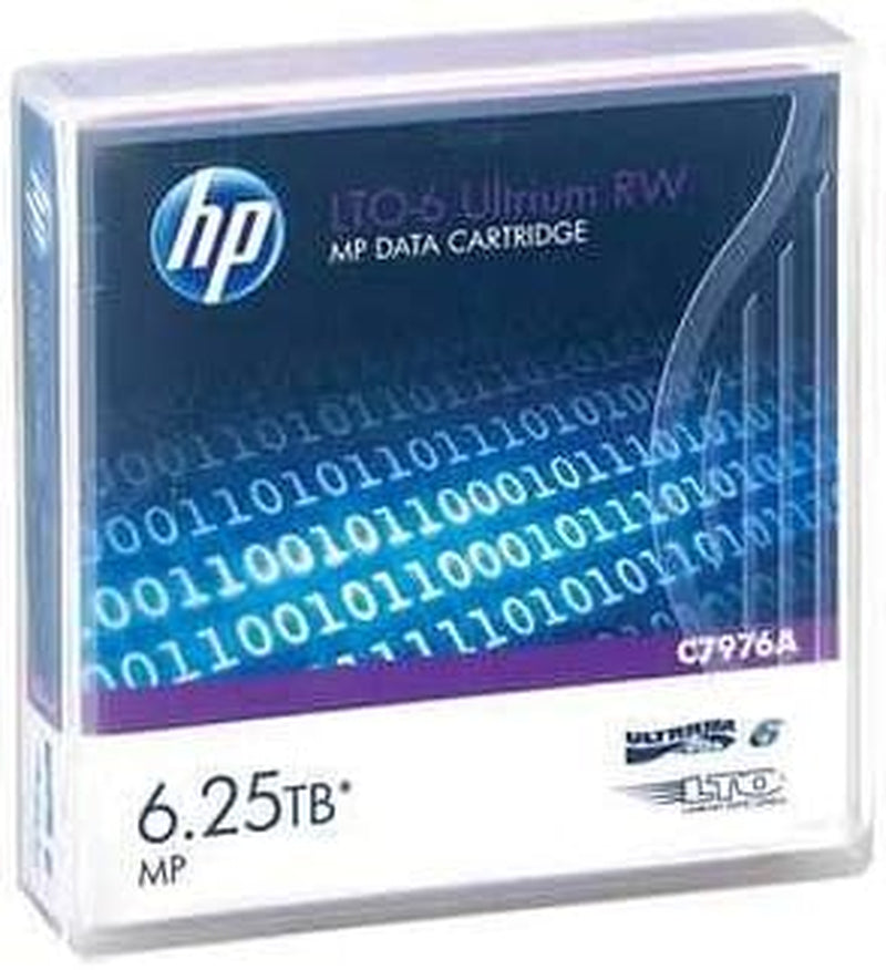 5-Pack HP LTO 6 Ultrium C7976A (2.5/6.25 TB) Data Cartridge