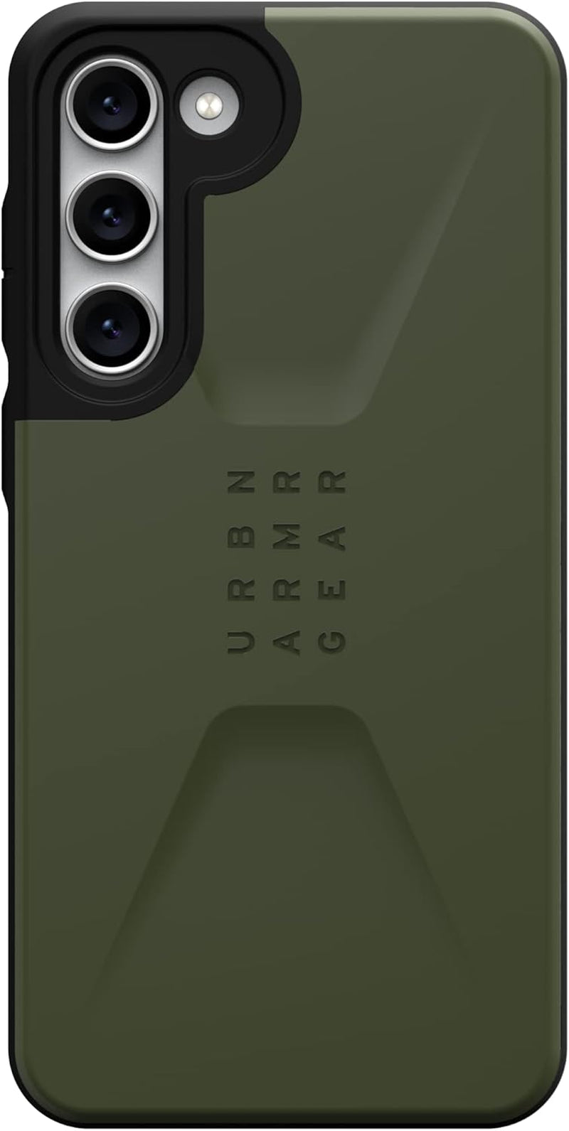 URBAN ARMOR GEAR UAG Designed for Samsung Galaxy S23 plus Case 6.6" Civilian Olive Drab Green - Rugged Slim Fit Shockproof Impact Resistant Protective Cover