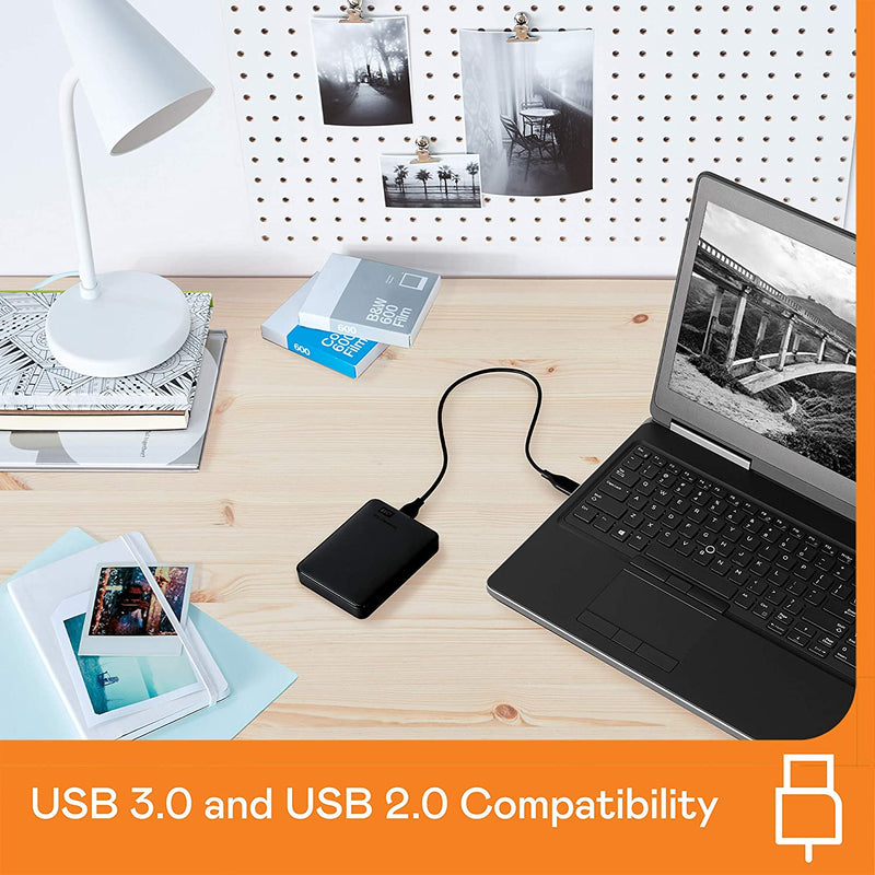 2TB Elements Portable External Hard Drive - USB 3.0 - BU6Y0020BBK-WESN (Old Version)