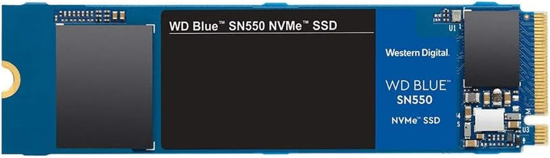 1TB WD Blue SN550 Nvme Internal SSD - Gen3 X4 Pcie 8Gb/S, M.2 2280, 3D NAND, up to 2,400 Mb/S - WDS100T2B0C