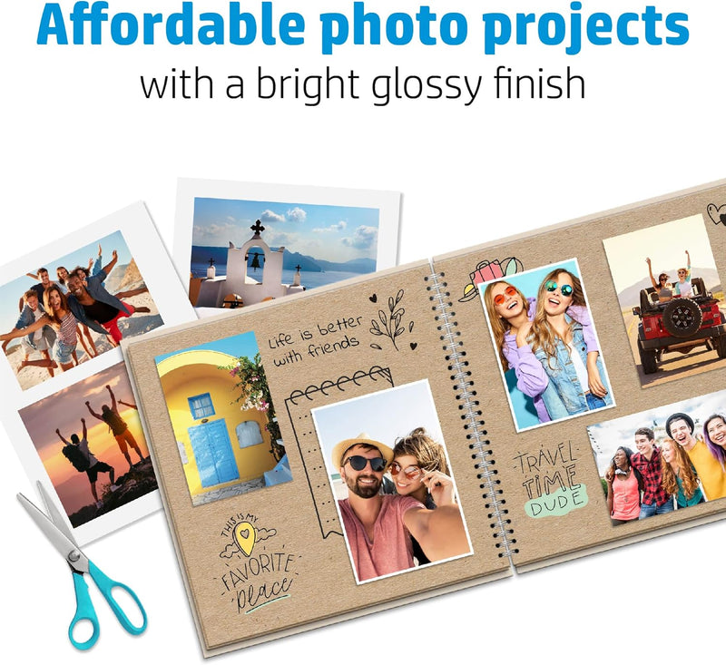 Everyday Photo Paper, Glossy, 8.5X11 In, 50 Sheets (Q8723A)