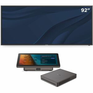 ViewSonic CDE92UW-MTRC - TeamJoin Microsoft Teams Room Bundle 92 Inch Ultrawide 5K Display, Mini-PC, 10.1 Inch Touch Console, Video Bar - PEGASUSS 
