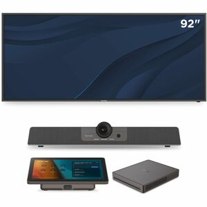 ViewSonic CDE92UW-MTR - TeamJoin Microsoft Teams Room Bundle 92 Inch Ultrawide 21:9 5K Display, Mini-PC, 10.1 Inch Touch Console - PEGASUSS 