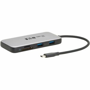 Eaton Tripp Lite Series USB-C Multiport Adapter - 4K 60 Hz HDMI, USB 3.2 Gen 2 Hub Ports, Memory Card Slots, 100W PD Charging, HDR, HDCP 2.2 - PEGASUSS 