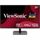 ViewSonic VA2456A-MHD 24 Inch IPS 1080p Monitor with 120Hz, Eye Care, HDMI, DisplayPort, and VGA Inputs for Home and Office - PEGASUSS 