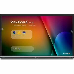ViewSonic IFP7551 75 Inch 4K ViewBoard Interactive Smart Board with Integrated Education Software, Android 14, Google EDLA, 50-Point Touch, Built-in Microphone, HDMI, VGA, USB Hub, and USB C Inputs - PEGASUSS 
