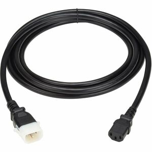 Eaton Tripp Lite Series PDU Power Cords, C13 to P-Lock C14 - Heavy-Duty, 15A, 250V, 14 AWG, 10 ft. (3.1 m), Black, 6 Pack - PEGASUSS 