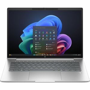 HP ProBook 4 G1q 14" Copilot+ PC Notebook - WUXGA - Qualcomm Snapdragon X X1-26-100 - 32 GB - 1 TB SSD - English Keyboard - Pike Silver - PEGASUSS 
