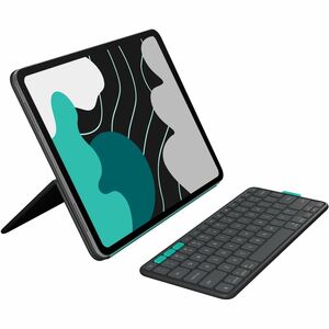 Logitech Flip Folio, Keyboard Case for iPad Pro 13-inch (M4) & iPad Air 13-inch (M2 & M3) (2024, 2025) - Graphite - PEGASUSS 