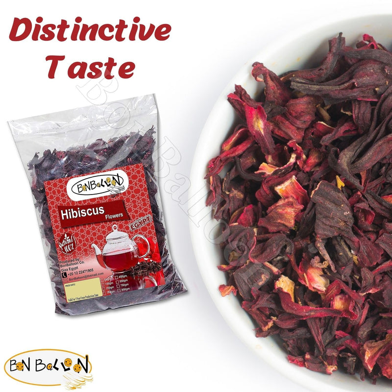 Dried Roselle Hibiscus Egyptian Aswani Herbal Tea Loose Organic Karkade Flowers Healthy Tea Tea - Vitamins Rich Caffeine-Free - Hot and Iced Tea ÙƒرÙƒدÙšù‡ (17.64 Oz / 500 Gm )