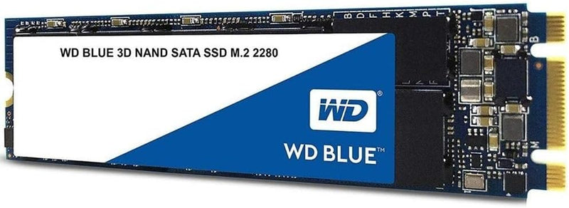 250GB WD Blue 3D NAND Internal PC SSD - SATA III 6 Gb/S, M.2 2280, up to 550 Mb/S - WDS250G2B0B Old Generation 250GB