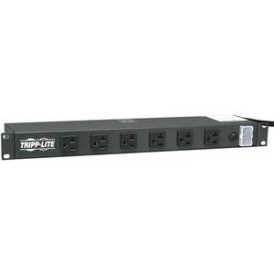 Tripp Lite by Eaton 1U Rack-Mount Power Strip, 120V, 20A, L5-20P, 12 Outlets (6 Front-Facing, 6-Rear-Facing) 15 ft. (4.57 m) Cord