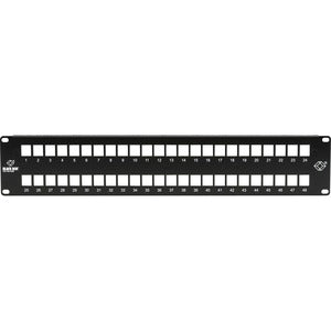 Black Box Multimedia Patch Panel - 2U, 48-Port