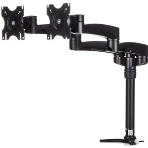 StarTech.com Desk Mount Dual Monitor Arm, Dual Articulating Monitor Arm, Height Adjustable, For VESA Monitors up to 24" (29.9lb/13.6kg)