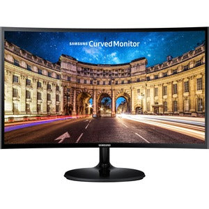 Samsung C27F390 27" Class Full HD Curved Screen LCD Monitor - 16:9 - High Glossy Black - TAA Compliant