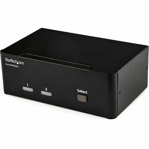 StarTech.com 2 Port DisplayPort Dual-Monitor KVM Switch - DisplayPort KVM - 4K 60 Hz